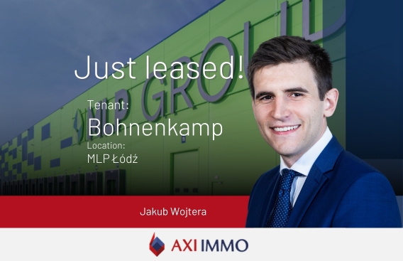 AXI IMMO doradcą Bohnenkamp przy wynajmie ponad 6000 mkw. w MLP Łódź