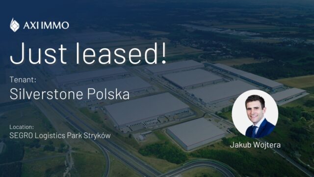 Silverstone Polska w nowym centrum logistycznym w SEGRO Logistics Park Stryków AXI IMMO Jakub Wojtera
