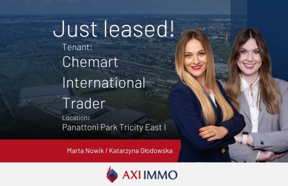 Chemart International Trader dobiera 150% powierzchni magazynowej Doradza AXI IMMO Group