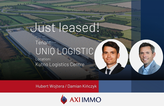 UNIQ LOGICTIC stays in Kutno, AXI IMMO real estate agency advises