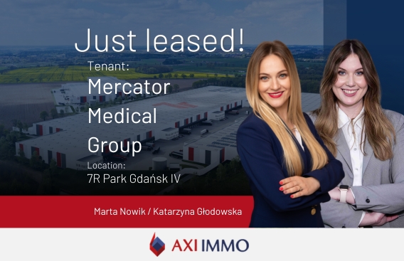 AXI IMMO doradcą Mercator Medical przy wynajmie w 7R Park Gdańsk IV