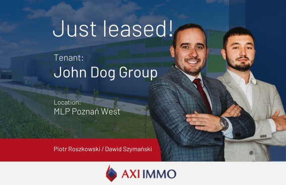 John Dog Group wchodzi do MLP Poznań West doradza AXI IMMO