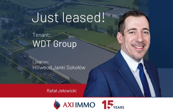 WDT Group z magazynem w Hillwood Janki Sokołów, doradza AXI IMMO