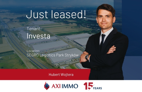 30 000 mkw. w SEGRO Logistics Park Stryków dla Investy doradza AXI IMMO