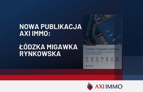 Raport Łódzka migawka rynkowa - rynek powierzchni przemysłowych i logistycznych woj. łódzkie publikacja AXI IMMO