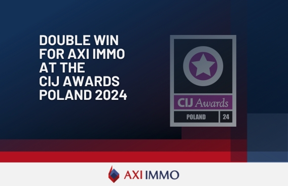 Double Win for AXI IMMO at the CIJ Awards Poland 2024, March 2025