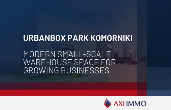 UrbanBox Park Komorniki – modern small-scale warehouse space for growing businesses, near Poznan, western Poland