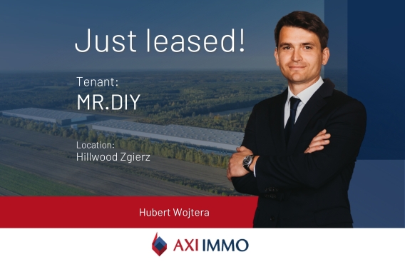 Ekspansja o 15000 mkw. MR.DIY w parku Hillwood Zgierz, doradza AXI IMMO Hubert Wojtera