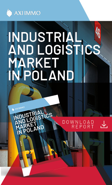 Download report Industrial and Logistics Market in Poland H1 2025, AXI IMMO's publication.