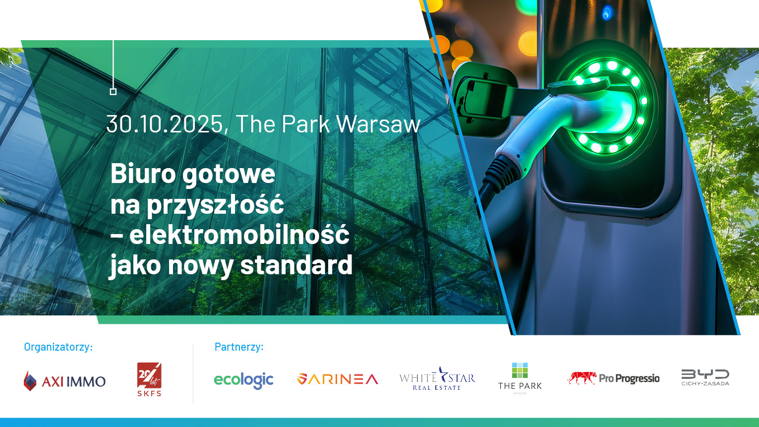 Biuro gotowe na przyszłość - elektromobilność jako nowy standard. AXI IMMO SKFS