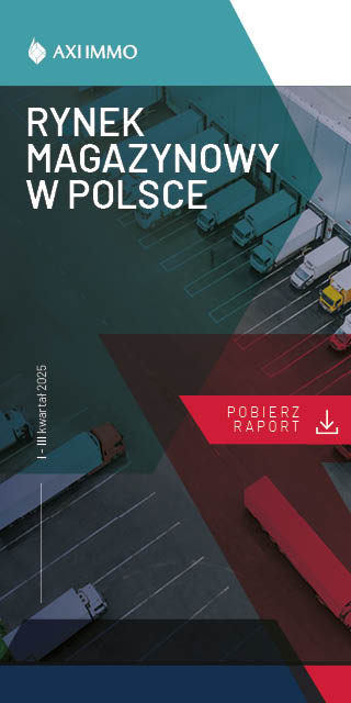 Pobierz raport AXI IMMO Rynek Magazynowy 1-3 kw. 2025 r.