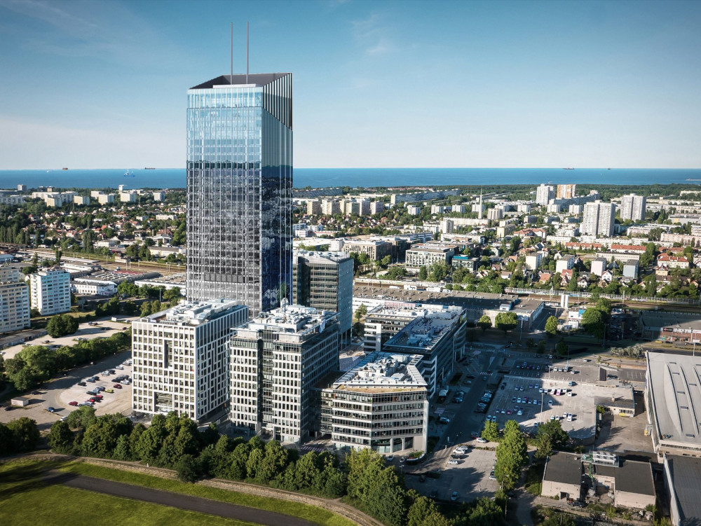 Biuro AXI IMMO w Gdańsku w w biurowcu Olivia Business Center