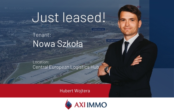 AXI IMMO doradcą firmy Nowa Szkoła w renegocjacjach i ekspansji powierzchni logistyczno-biurowej w łódzkim CELH