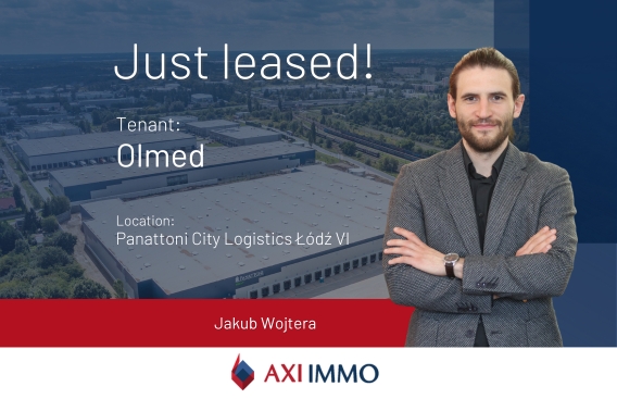 OLMED wynajmuje 9500 mkw. przy wsparciu doradczym AXI IMMO