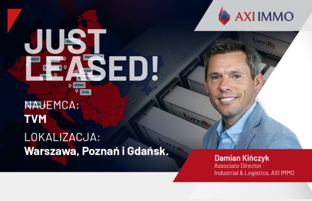10000 mkw. dla Grupa TVM - AXI IMMO doradca TVM Group