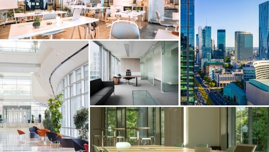 Range of office space formats