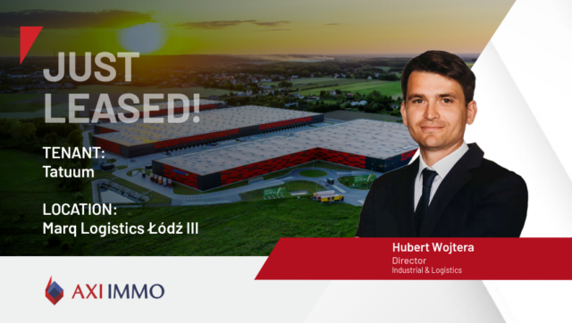 Tatuum relocates to Marq Logistics Lodz III advices axi-immo
