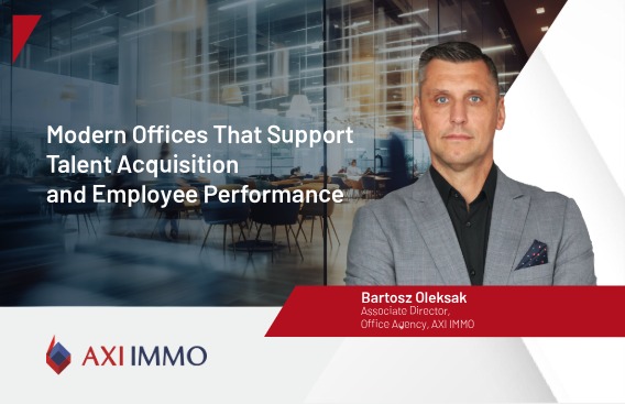 Bartosz Oleksak modern offices supporting employee and talent performance axi immo